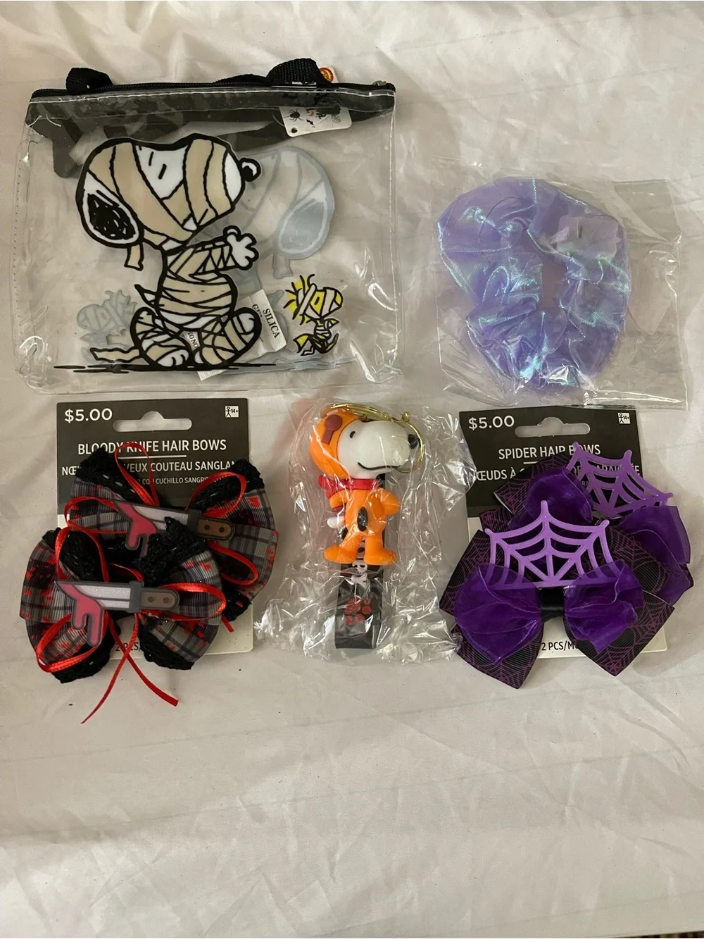 Halloween Boo Basket Bonanza: Character Bows, Bags and Bag Charms! $25 each set
